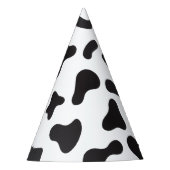 Koe huidtextuur feesthoedjes (Voorkant)