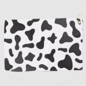 Koe huidtextuur golfhanddoek (Horizontaal)