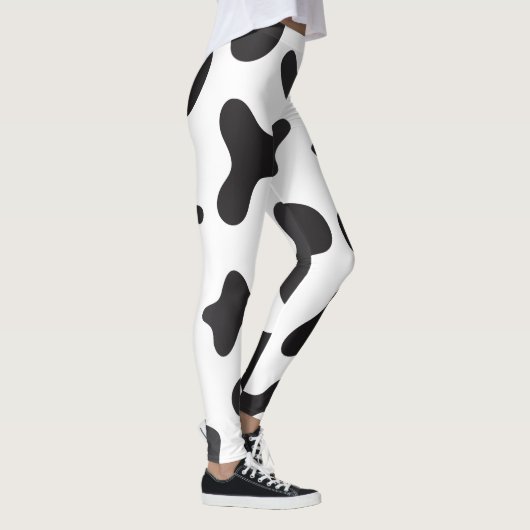 Koe huidtextuur leggings (Rechts)