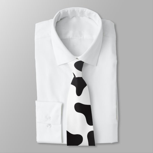 Koe huidtextuur stropdas (Gebonden)