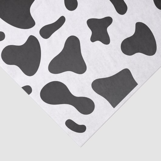 Koe huidtextuur tissuepapier (Detail)