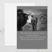 Koe Humor Kaart (Voorkant / Achterkant)