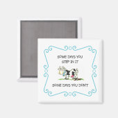 Koe Humor magneet (Voorkant / Achterkant)