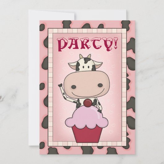 Koe - ijscream en ijsschaatsen kaart (Voorkant)