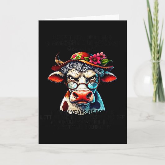 Koe Ik Ben Toch Niet Zomaar In EEN Mopperkont Oude Kaart (Voorkant)