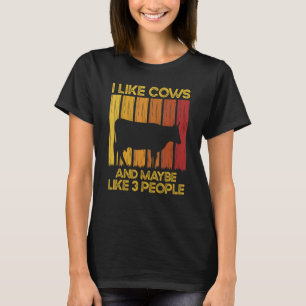 Koe Ik Hou Van Koeien En Misschien Hou Ik Van 3 Me T-shirt