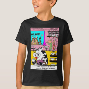Koe in Chinese winkel Grappige mokken T-shirts Kaa