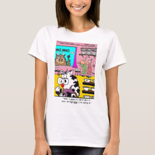 Koe in Chinese winkel Grappige mokken T-shirts Kaa