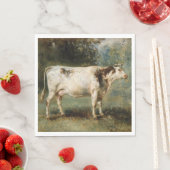 Koe in een landschap (Boerderij Dier) Servet (Insitu)