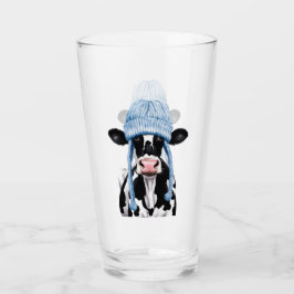 Koe in een pet. glas