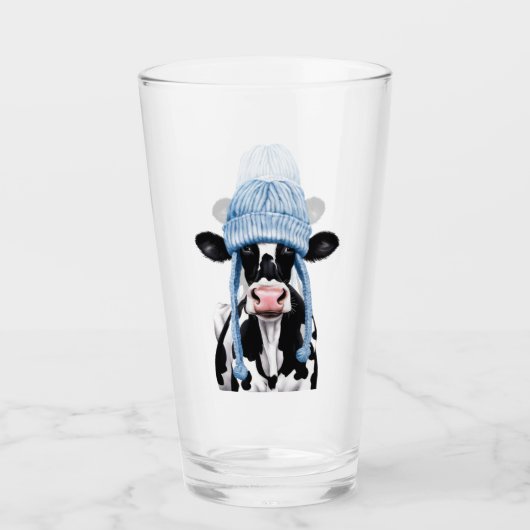 Koe in een pet. glas (Voorkant)