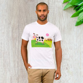 Koe in een veld Mannen T-shirt