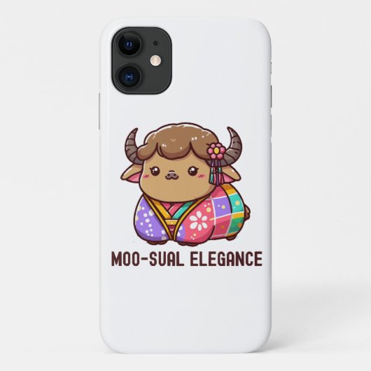 Koe in Elegantie in Hoogland Case-Mate iPhone Case (Achterkant)
