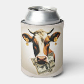 Koe in geld blikjeskoeler (Blikje Voorkant)