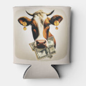 Koe in geld blikjeskoeler (Voorkant)