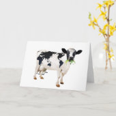 Koe in geld kaart (Gele Bloem)