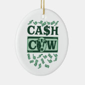 Koe in geld keramisch ornament (Rechts)