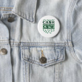 Koe in geld ronde button 5,7 cm (In situ)