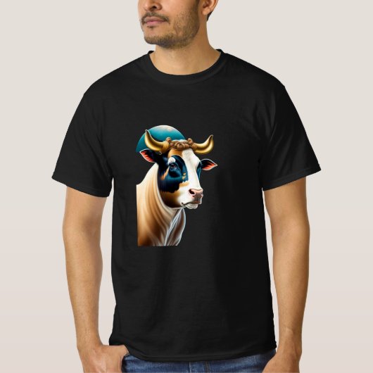 Koe in het jasje T-shirt (Voorkant)