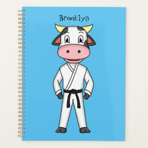 Koe in kung fu suit cartoon planner