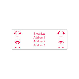 Koe in kung fu suit cartoon  zelfinktende stempel