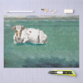 Koe in plakpapier voor het loskoppelen van plakke Tissuepapier (Craft)