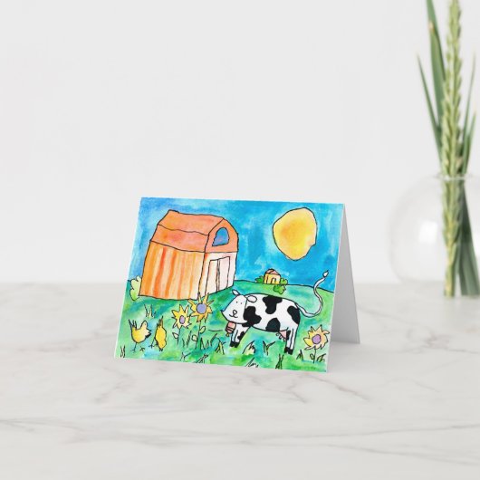 Koe • Inkeping Abrams, Leeftijd 15 Kaart (Voorkant)