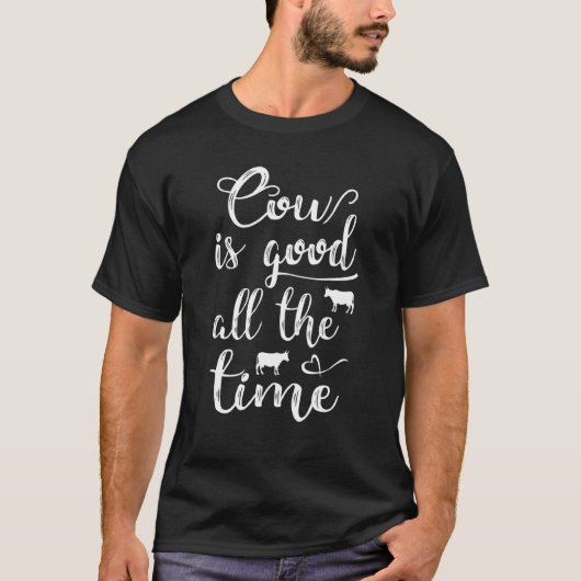 Koe is altijd goed t-shirt (Voorkant)