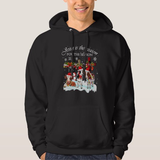Koe is de reden voor het kerstseizoen hoodie (Voorkant)