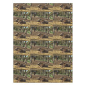 Koe is een Boerderij leven, tablet Tafelkleed (Voorkant)