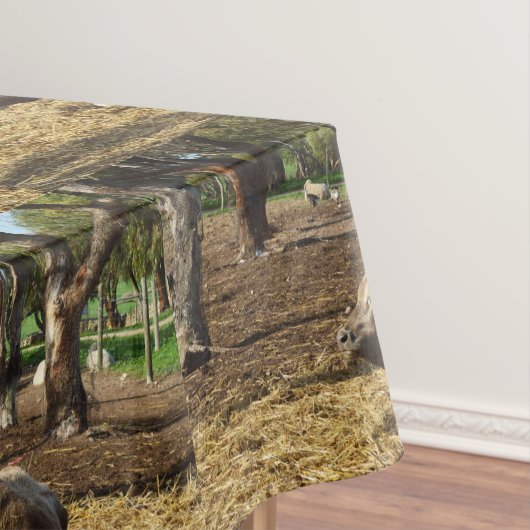 Koe is een Boerderij leven, tablet Tafelkleed (Voorbeeld)