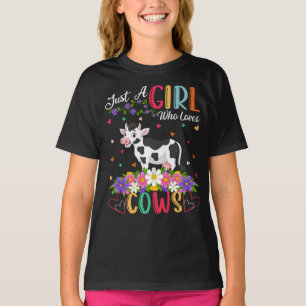 Koe is gewoon een meisje dat van Koeien houdt T-shirt