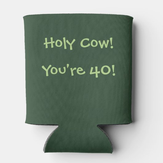 Koe, je bent 40 jaar blikjeskoeler (Achterkant)