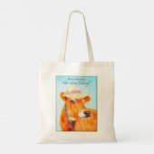 Koe - Je bent een Moo-ie schat! Tote Bag (Achterkant)