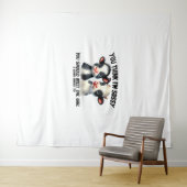 Koe, je denkt dat ik sassy ben dat je het meisje m wandkleed (In Situ (horizontaal))