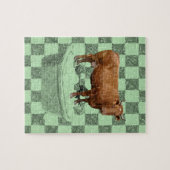 Koe Jigzaag Puzzle Legpuzzel (Horizontaal)