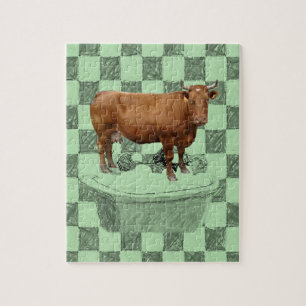 Koe Jigzaag Puzzle Legpuzzel
