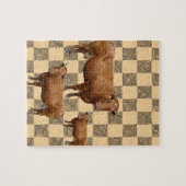 Koe Jigzaag Puzzle Legpuzzel (Horizontaal)