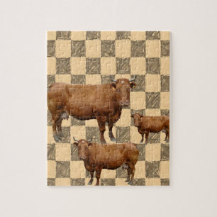Koe Jigzaag Puzzle Legpuzzel