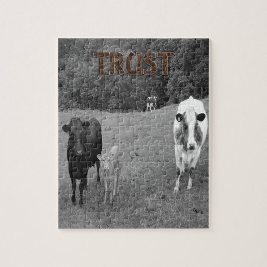 Koe Jigzaag Puzzle Legpuzzel (Verticaal)