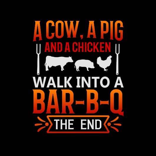 Koe Joke Oranje Cadeaupapier