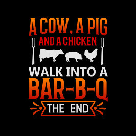 Koe Joke Oranje Cadeaupapier