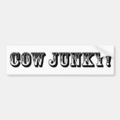 Koe Junky! Bumpersticker (Voorkant)