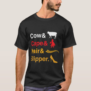 Koe Kaap Haar Amp Pantoffel Hoge School Theater Mu T-shirt