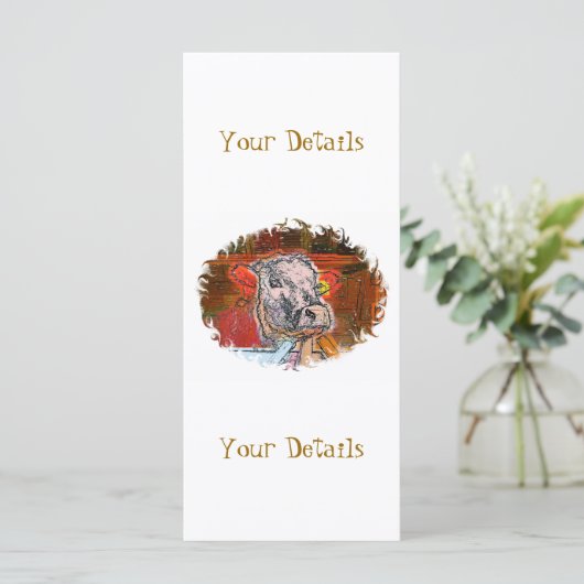 KOE KAART (Staand voorkant)