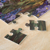 Koe Kalveren Lupine Bloemen Schilderen Legpuzzel (Zijkant)