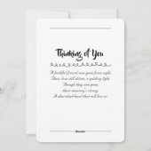 Koe kat sympathiekaart feestdagenkaart (Achterkant)