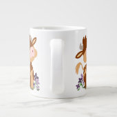 Koe KauwkauwCartoon Grote Koffiekop (Achterkant)