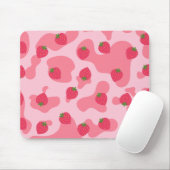 koe kawaï - aardbei muismat (Met muis)