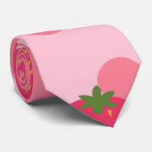 koe kawaï - aardbei stropdas (Opgerold)